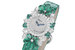 Одна из новинок Chopard - ювелирные часы из коллекции For you, украшенные бриллиантами и изумрудами огранки «груша» и «маркиз»