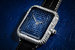 Часы Swiss Alp Watch on the Rocks мастера H. Moser & Cie. сравнивают с кубиками льда, раскалывающимися на мелкие кусочки. Циферблат инкрустирован 232 сапфирами огранки «багет» разных оттенков общим весом 17,89 карата