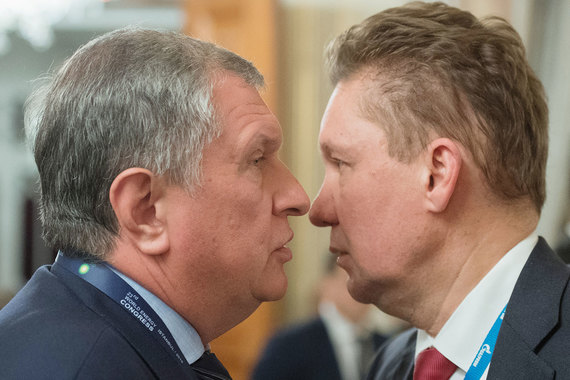 Доходы Игоря Сечина (слева) и Алексея Миллера будут зависеть от документа Минэкономразвития