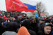 Людей пришло намного больше, чем неделю назад на марш в защиту Петербурга