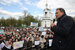Перед митингующими выступал зампред Госдумы от «Единой России» Петр Толстой