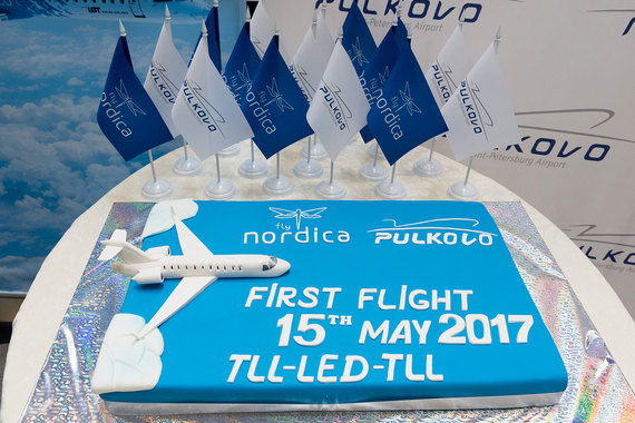 Эстонская авиакомпания Nordica сегодня совершила первый за 1,5 года рейс из петербургского аэропорта «Пулково» в столицу Эстонии