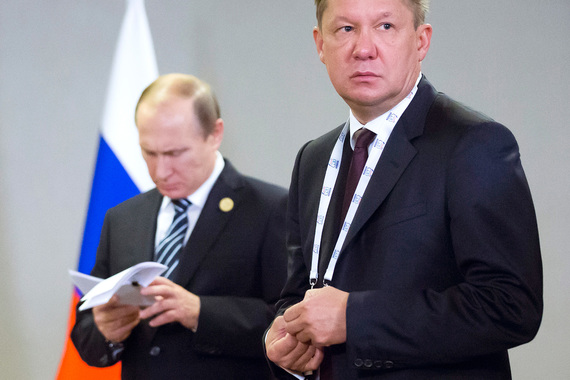 Президент Владимир Путин и предправления «Газпрома» Алексей Миллер