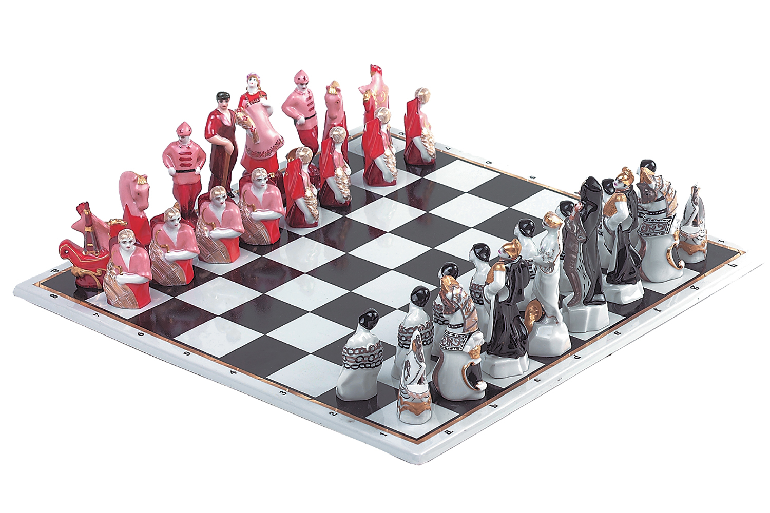 Шахматный набор «Красные и белые»