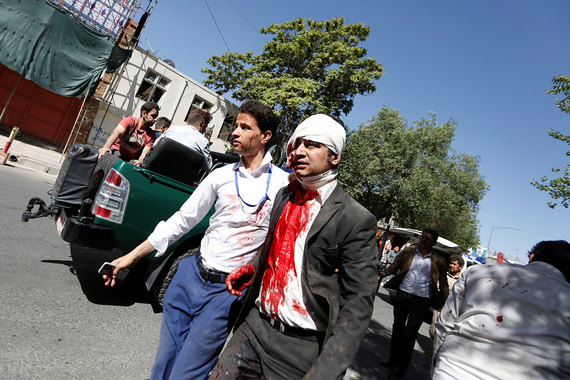 В посольском квартале в Кабуле произошел мощный взрыв