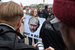 Плакаты участников митинга