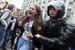Они скандировали «Россия без Путина», «Кончай воровать», «Свободу политзаключенным», «Позор», «Путин — вор», «Раз, два, три, Путин уходи», «Мы здесь власть», «Димон, выйди вон», «Медведева под суд»