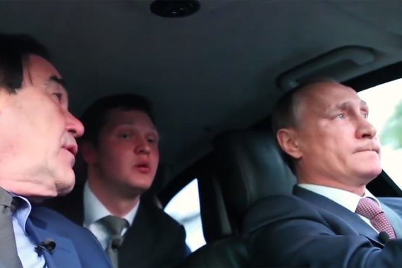 Кадр из фильма «Интервью Путина»