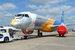 Бразильская Embraer показывает в полете один из своих региональных и один из военных самолетов (на фото Embraer E 195 E2)