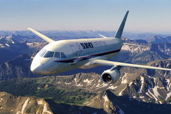 Sukhoi SuperJet 100 с возвратом