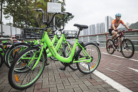 Gobee.bike собирает в облачное хранилище информацию о расположении велосипедов и о том, как часто, как долго и где гонконгцы используют велосипеды