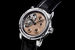 Еще один дебютант аукциона - независимая мануфактура Louis Moinet. Модель Metropolis Only Watch обыгрывает лунную тему: в оформлении часов использован лунный камень, а циферблат украшен позолоченными «лунными кратерами». Эстимейт модели - $18 000-28 000