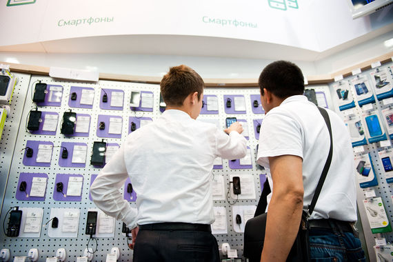 В России бум покупки сотовых телефонов в кредит