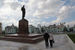 В конце июля на площадь вернули памятник писателю Максиму Горькому – работу скульптора Веры Мухиной