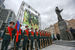 Памятник установлен Российским военно-историческим обществом при поддержке Московской городской думы и корпорации «Ростех»