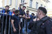 В Москве у посольства Мьянмы на Большой Никитской улице мусульмане провели несанкционированный митинг в поддержку жертв преследований со стороны военного правительства этого государства