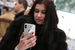 Новый iPhone X в руках покупателя