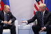 Перед выборами и после избрания Трамп нередко говорил, что хотел бы наладить отношения США с Россией и Путиным. С российским президентом он встретился первый раз 7 июля на саммите «большой двадцатки» в Гамбурге