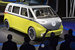 Электрический Volkswagen I.D. Buzz эксплуатирует харизматичную внешность знаменитого «хиппимобиля» Type 2, первого Transporter. Запас хода полноприводного микроавтобуса - 600 км, разгон до 100 км/ч, как у спорткара, - 5 с, но максимальная скорость ограничена 160 км/ч
