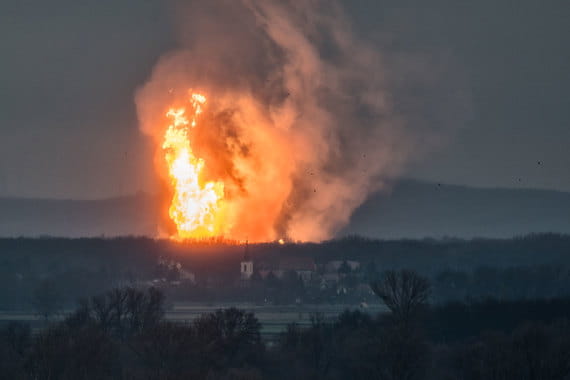Взрыв на газовом хабе в Баумгартене (Австрия) прогремел в 8.45 утра по местному времени. Причины пока не известны