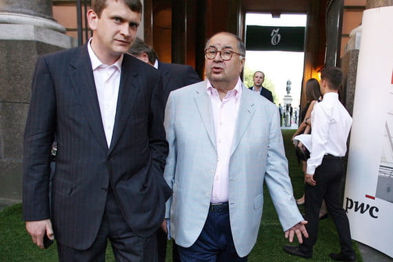 Иван Таврин (на фото слева) и Алишер Усманов стали партнерами в 2009 г.