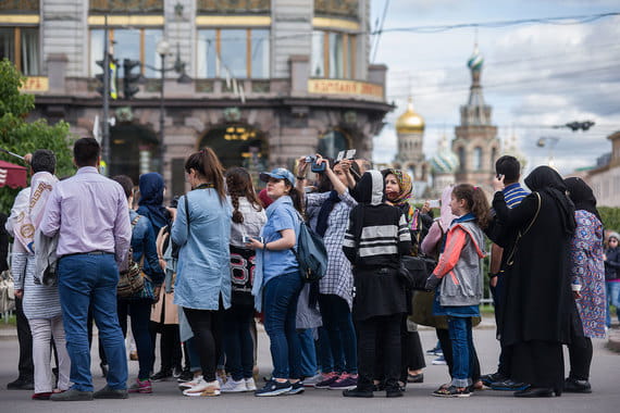 За девять месяцев 2017 г. Петербург посетило 7,2 млн туристов