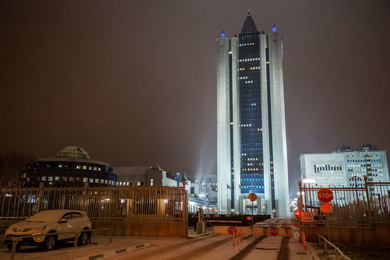 Штаб квартира газпрома в санкт петербурге фото