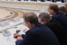 «Роснефть» требует от «Системы» 136,3 млрд руб. убытков из-за реорганизации «Башнефти» и 131,6 млрд руб. дивидендов, полученных «Системой» от «Башнефти» в 2009-2013 гг. На фото – Владимир Евтушенков (крайний слева)
