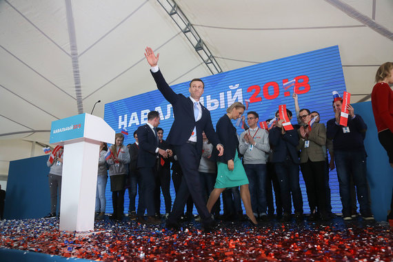 Навальный заявил, что идет на выборы ради победы