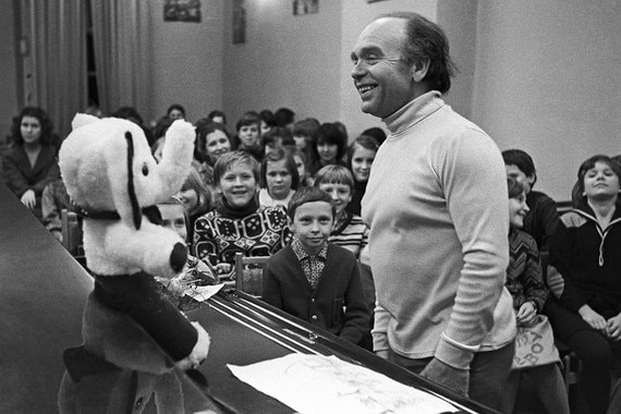 Композитор Владимир Шаинский, 1981 г.