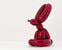 Еще одним плодом сотрудничества художника и Bernardaud стала серия Balloon Animals, в которую входят фигурки из фарфора по 20 см - реплики 3-4-метровых арт-объектов Кунса, в оригинале сделанных из плексигласа. На фото: фигурка красный Balloon Rabbit (кролик)