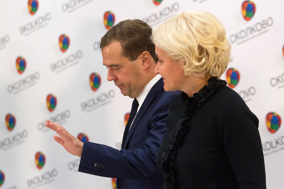 Дмитрий Медведев и Ольга Голодец