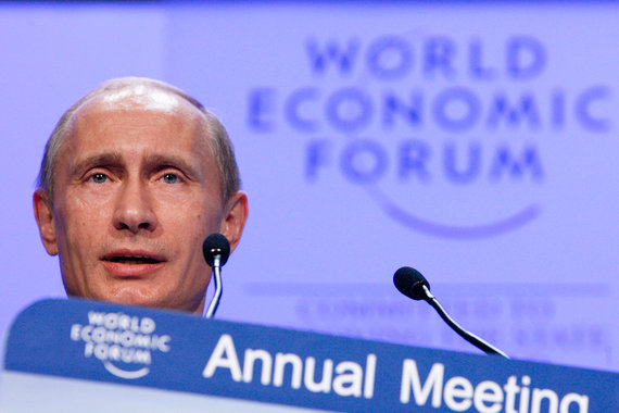 Президент России Владимир Путин в Давосе был единожды – в 2009 г., когда не был президентом