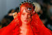 Модель на показе Maison Margiela