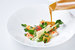 В ресторане «Brasserie Мост» действует меню из блюд, приготовленных в кулинарных традициях бывших французских колоний. Его разработала Ронда Батлер - канадка, долгое время проработавшая шеф-поваром на яхтах. В меню, например, вьетнамский суп из жареных томатов с мясом королевского краба, корсиканское рагу из баклажанов, тунец по-южноамерикански