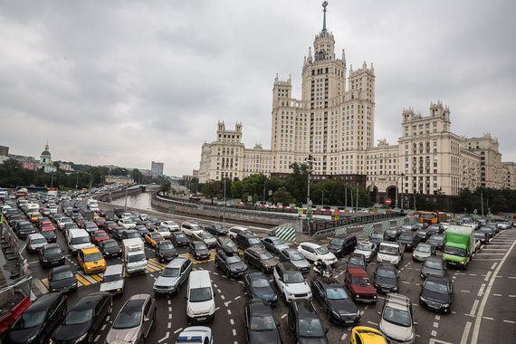 Москва оказалась на втором месте в мире по загруженности дорог