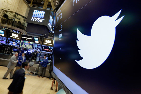 Цена акций Twitter взлетела на 13,3% на предварительных торгах в Нью-Йорке в четверг
