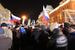 Участники митинга-концерта «Россия. Севастополь. Крым» на Манежной площади