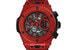 Hublot выпускает хитовую модель Big Bang в керамическом корпусе яркого красного цвета. Часы Big Bang Unico Red Magic иллюстрируют результат 4-летних усилий марки по разработке новой технологии работы с керамикой, позволяющей не терять яркость цвета