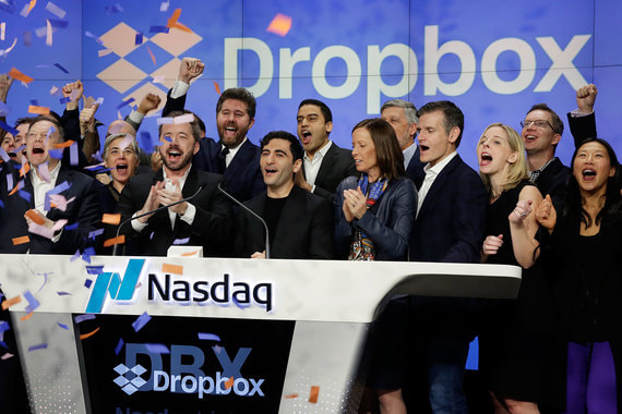 У основателей и первых инвесторов Dropbox есть все основания для радости