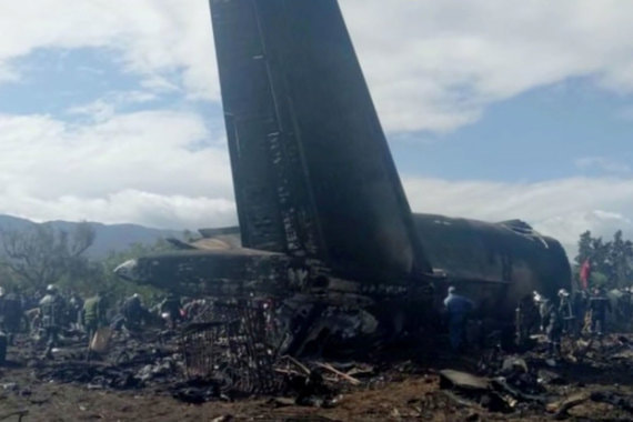 Крушение военно-транспортного самолета Ил-76 в Алжире