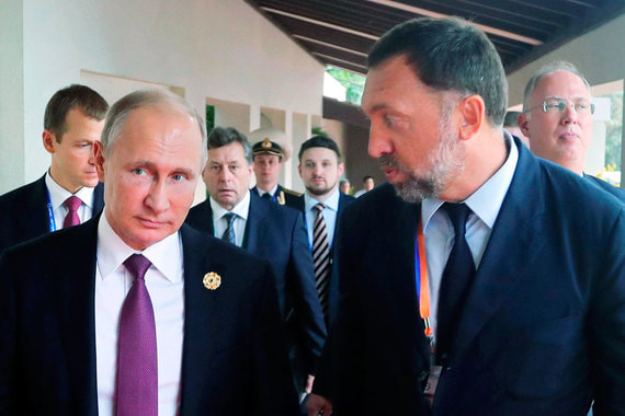 6 апреля связи Олега Дерипаски с Владимиром Путиным «стали его главным пассивом», пишет The Wall Street Journal