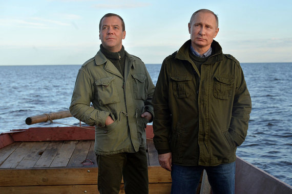 Дмитрий Медведев и Владимир Путин