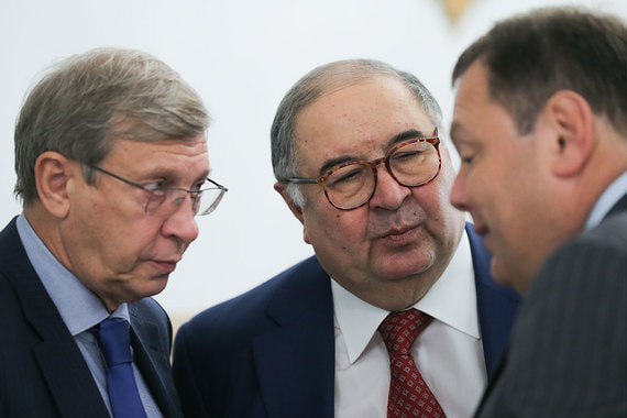 Российские миллиардеры предупредили о рисках антисанкционного законопроекта для бизнеса и частных лиц. На фото: члены бюро РСПП – председатель совета директоров АФК «Система» Владимир Евтушенков, основатель USM Holdings Алишер Усманов и совладелец «Альфа-групп» Михаил Фридман