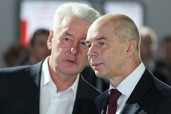 Мэр Москвы Сергей Собянин и первый вице-премьер и министр финансов Антон Силуанов