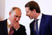 Президент России Владимир Путин 5 июня встретился с федеральным канцлером Австрии Себастианом Курцем. На фото – начало их встречи