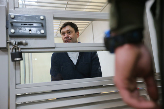 Руководитель портала «РИА Новости Украина» Кирилл Вышинский в Херсонском суде