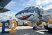 Лайнер Embraer SA E190-E2 на статической экспозиции. Именно ради этого самолета Boeing недавно купил гражданское подразделение бразильской компании
