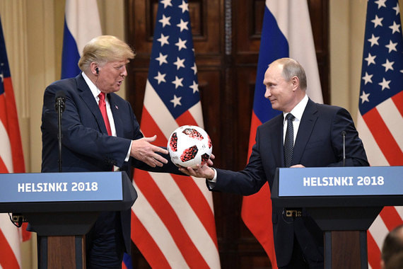 Что случилось с футбольным мячом, который Путин подарил Трампу