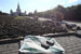 Площадь рядом с МГУ после фан-зоны чемпионата мира по футболу в Москве